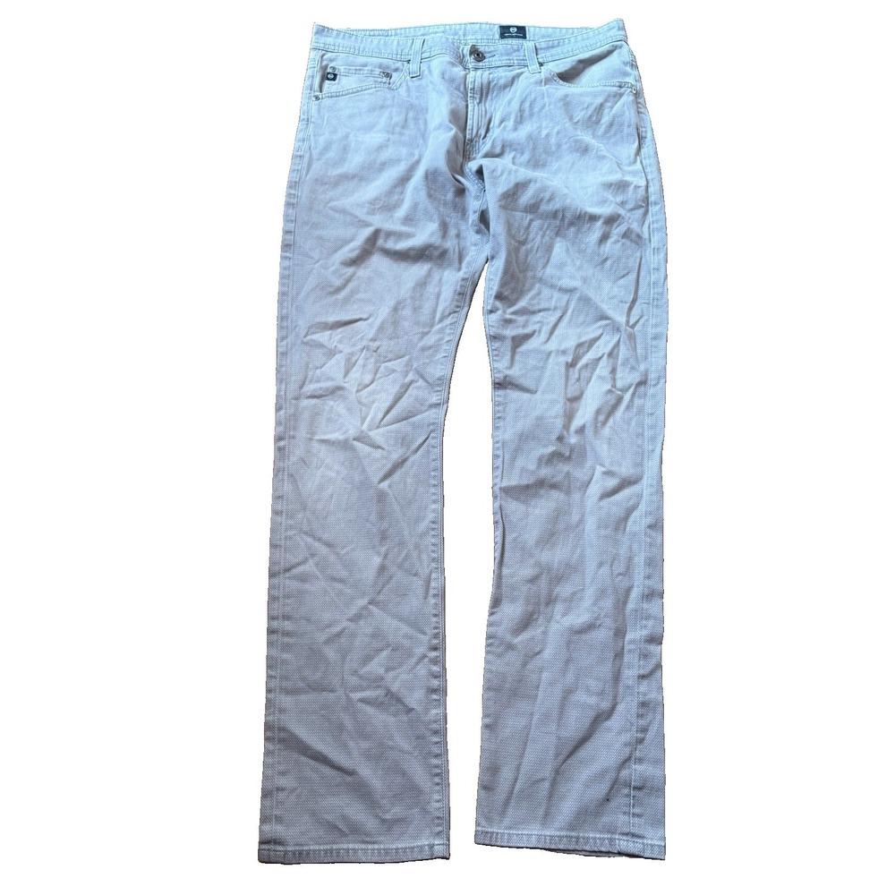 Adriano Goldschmied Gray 34x34 The Everett Slim Straight Jeans Pants